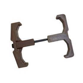 Clip Tático Dual Magazine Duplo Ar15 M4 3D - Tan
