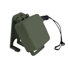 Fiel Retrátil Bélica Verde - Liso