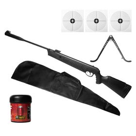 CARABINA PRESSÃO NITRO EKOL ULTIMATE 4,5M +CAPA+FIREFLY+ALVO