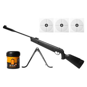 CARABINA PRESSÃO NITRO QGK EKOL ULTIMATE 4,5MM +HELLBOY+ALVO