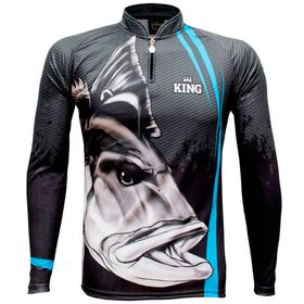 CAMISETA KING BRASIL DE PESCA MANGA LONGA - TUCUNARÉ KFF606
