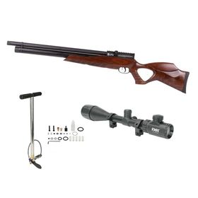 Carabina Pressão PCP Airacuda 7.62 JTS+Bomba+ Luneta 6-24x50