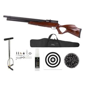 Carabina Pressão PCP Airacuda 6.35 JTS+Bomba+Chumbinho+Itens