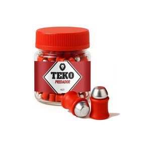 Chumbinho Teko Predador ponta Aço 5.5mm para alta perfuração