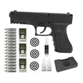 Pistola CO2 NBB NKS CP17 4,5 + Co2 + Bbs + Kit