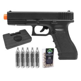Pistola CO2 GK G17 6,0 / 5,3 J - Rossi + Co2 + BBS + Case