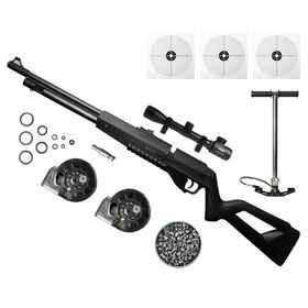 CARABINA PCP G850 5,5MM QGK+ LUNETA 4X32EG+BOMBA+CHUMBO+ALVO