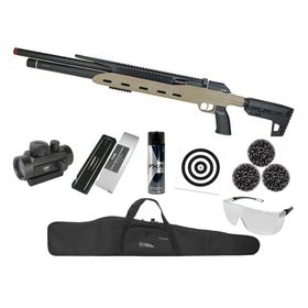Carabina PCP Semi-Auto M50 Tempesta Desert 5,5 + Kit 3