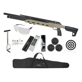 Carabina PCP Semi-Auto M50 Tempesta Desert 5,5 + Kit