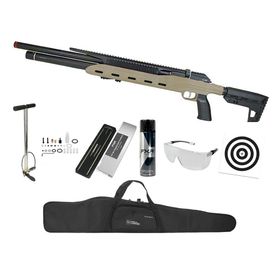 Carabina PCP Semi-Auto M50 Tempesta Desert 5,5 + Acessórios