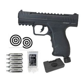 Pistola CO2 Beeman BP50 .50 HDP + Esfera de Paintball+ Itens
