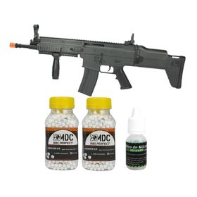 Rifle De Airsoft Vg Scar L 8902a Spring 6mm + BBS