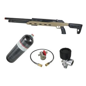 Carabina PCP M50 Destroyer Semi Auto 6,35 + Scuba de 6,8 L