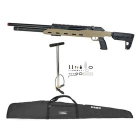 Carabina PCP M50 Destroyer Semi Auto 6,35 + Capa + Bomba