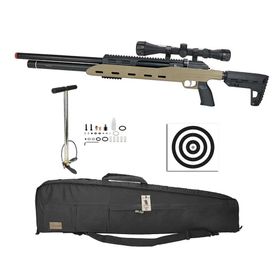 Carabina PCP M50 Destroyer Semi Auto 6,35 + Acessórios