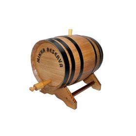 Barril De Cachaça Madeira Jequitiba Rosa 2 Lt - Tb