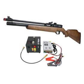 Carabina PCP Rossi Dione VR madeira 5,5 Rossi + Compressor