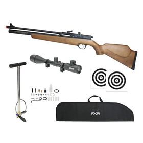 Carabina PCP Rossi Dione VR 5,5 + Luneta 4-16x50 + Itens