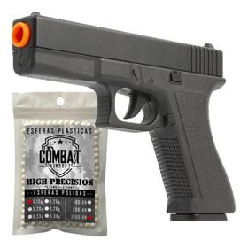 Pistola Airsoft Spring Gk-v307 + Saco 1000 bbs 0,12g
