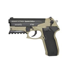 Pistola De Co2 Gamo Pt-80 Desert Attack Se 08 Tiros 4,5mm