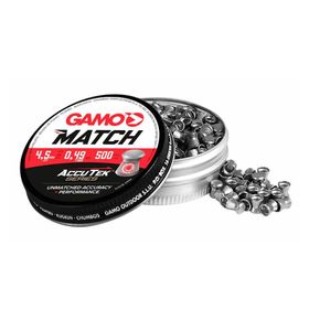 Chumbinho Gamo Match Accu Tek Series 4,5mm 0,49g 7,6gr - 500