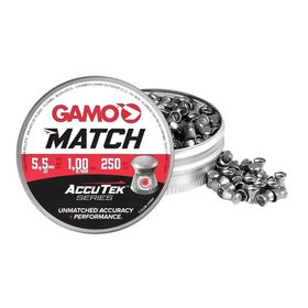 Chumbinho Gamo Match Accu Tek Series 5,5mm 15,42gr - 250un