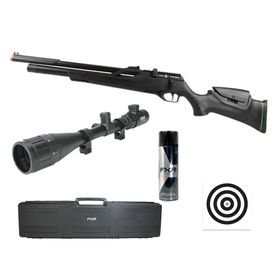 Carabina PCP Rossi T-REX 6.35 + Luneta 6-24x50 + Acessórios
