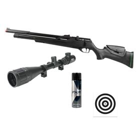 Carabina PCP Rossi T-REX 6.35 Big Bore+Luneta 6-24x50+Itens