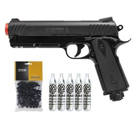 Pistola Rossi 1911 CO2 .68 Home Defense + Co2 + Esferas