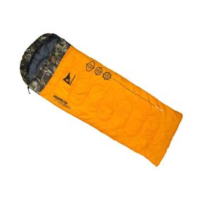 Saco de Dormir Nautika Viper Legendários - Preto/Laranja/Cam
