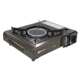 Fogão Camping Fogareiro Duo Ceramik Flex Fuel Preto - NTK