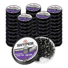 50 Latas Chumbinho Snyper Pointer 5,5mm Preço De Atacado