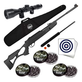 Kit Completo Carabina Pressão Hatsan Airtact Pd Gas Ram 60kg