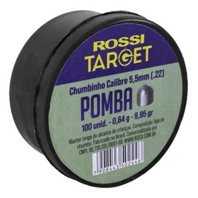 Chumbinho Rossi Target Pomba 100un 5,5mm