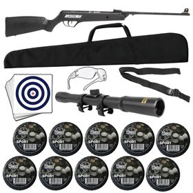 Carabina Pressão Jade New 5,5 CBC Combo completo com Luneta