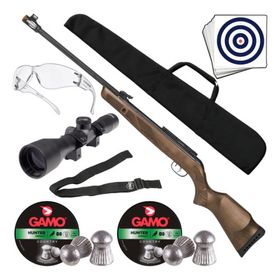 Carabina Pressão Gamo Hunter 440-AS IGT 5,5mm Combo Completo
