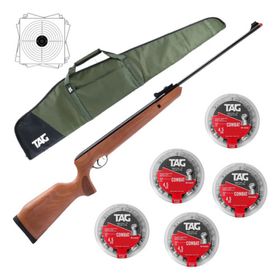 Carabina Gás Ram Naja 4,5mm Combo Capa E Chumbinho - Tag