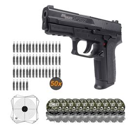 Pistola Sigsauer Sp2022 Slide Metal Co2 + Esferas + Alvos + Co²