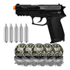 Pistola Sigsauer Sp2022 Slide Metal Co2 + Esferas Aço