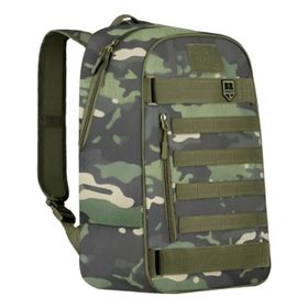 Mochila BR Force Sentinela Dupla Face 20L Verde/Multicam