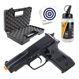 Pistola Airsoft P226 2124 + Combo completo - Vigor