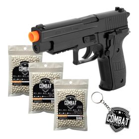 Pistola Airsoft Spring Kwc / Qgk S226 P226 +3000bbs + Brinde