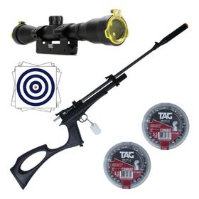 Carabina Pressão PCP Viper XL 5,5mm TAG Combo Luneta 4x32