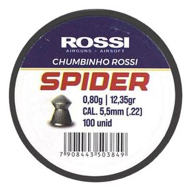 Chumbinho Spider 5.5mm 12,35gr 100un - Rossi