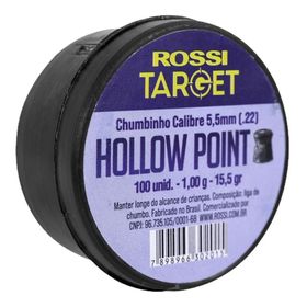 Chumbinho Rossi Target Hollow Point 100un 5,5mm