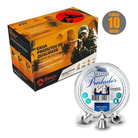 Caixa Com 10 Chumbinho Yankee Predador 5,5mm 125un - Chakal