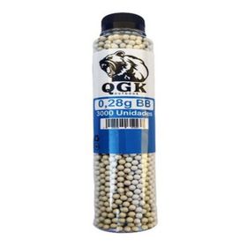 Munição Airsoft Esferas Bb 0,28g 3000un Branca - SRC QGK
