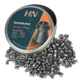 Chumbinho Profissional H&n Terminator 4,5mm 7.25 Gr 400 Un
