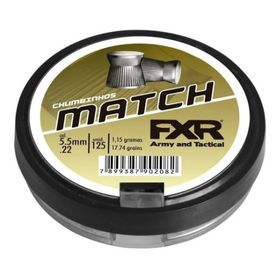 Chumbinho Match 5,5mm 17.74gr 125un - Fixxar