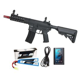 Rifle Airsoft Neptune AR15 PWD 6,5'' AEG 6mm + Itens